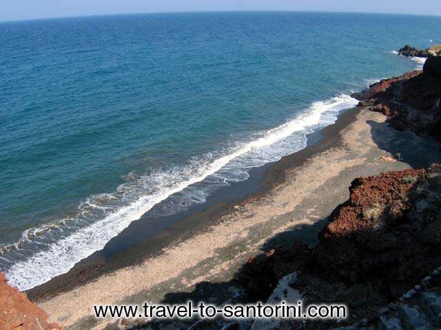 VIEW FROM ABOVE - The view of Pori beach from the road level