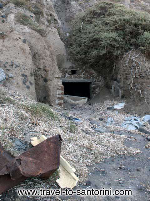 VARKADIA - Varkadia is curved on the pumice stone and it the place where the boats are kept during the winter