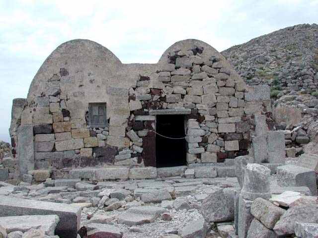 AGIOS STEFANOS -  by The small chapel of Agios Stefanos at Ancient Thira