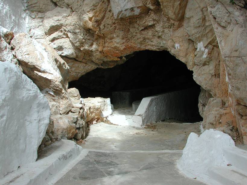 Entrance to Zoodochos Pigi Cave - 