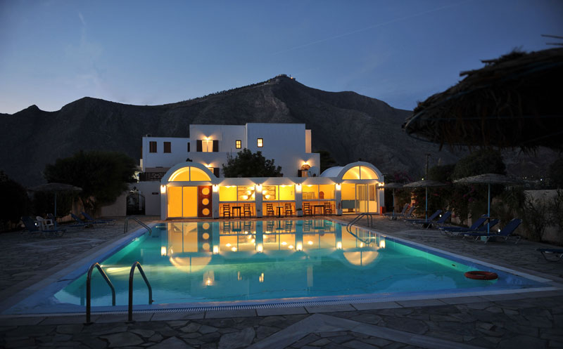 SANTA IRINI HOTEL IN  Perissa Santorini Cyclades islands