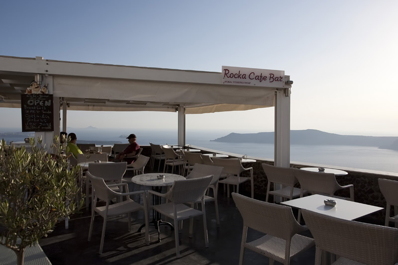 Rocka Cafe Wine Bar IN  Imerovigli Santorini Cyclades islands Greece