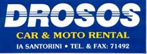 DROSSOS CAR RENTAL IN  OIA