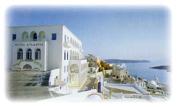 ATLANTIS HOTEL IN  Mitropolis square, Fira